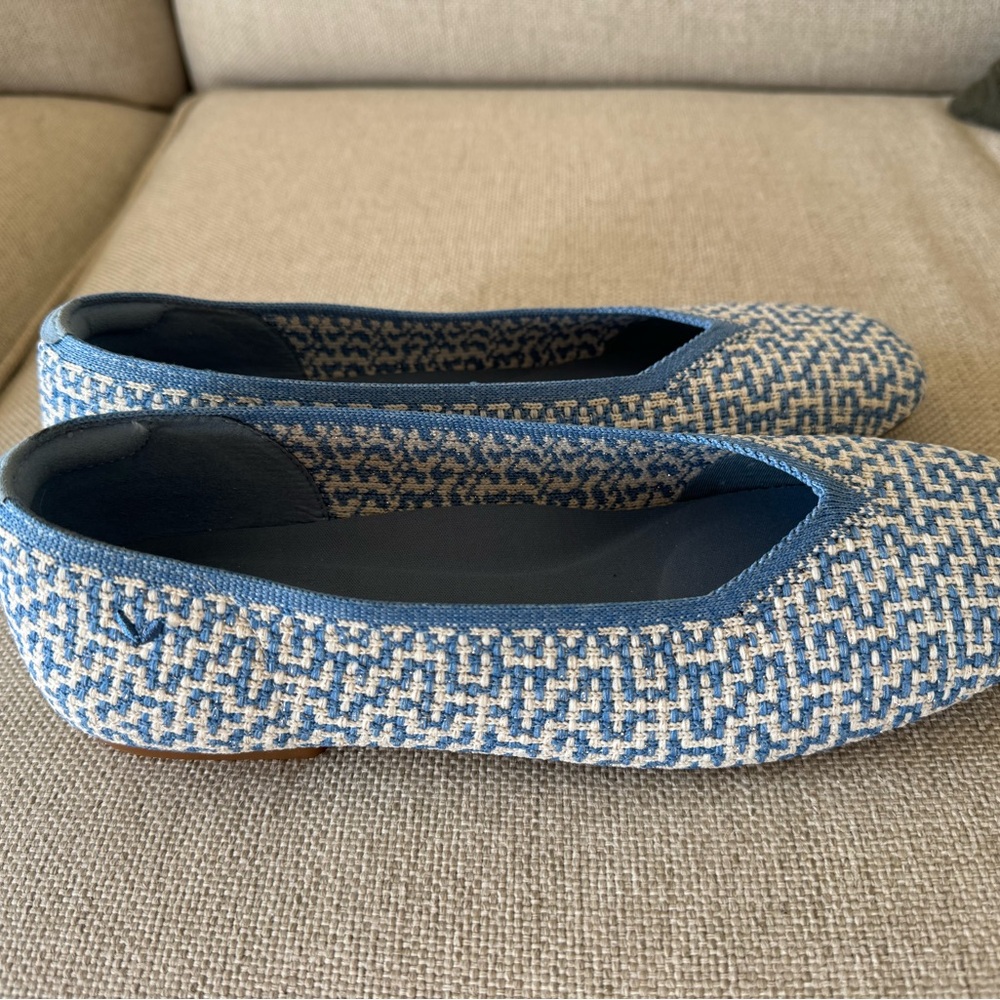 Vivaia Square toe flats Margot Sz.39.5 8.5/9 - Picture 8 of 9